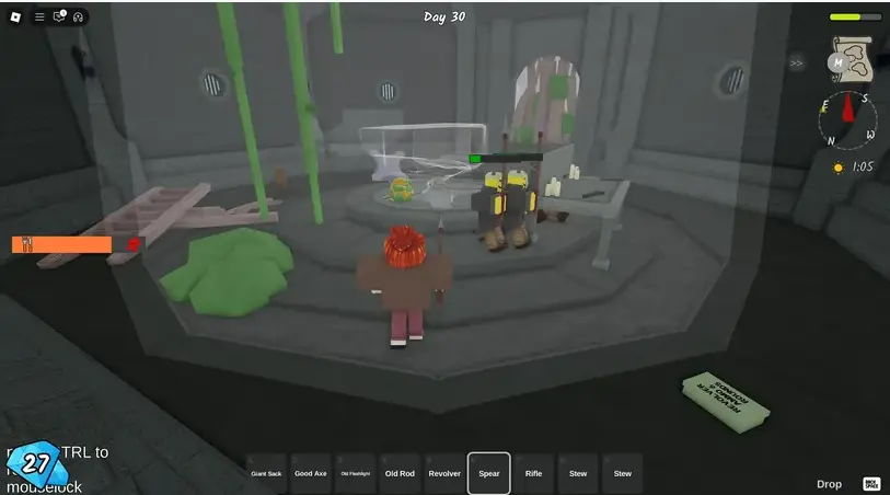 Workshop map location in 99 Nights in the Forest