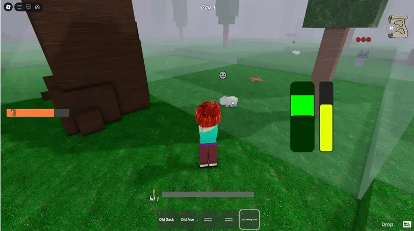 Animal showing red angry faces indicating taming difficulty