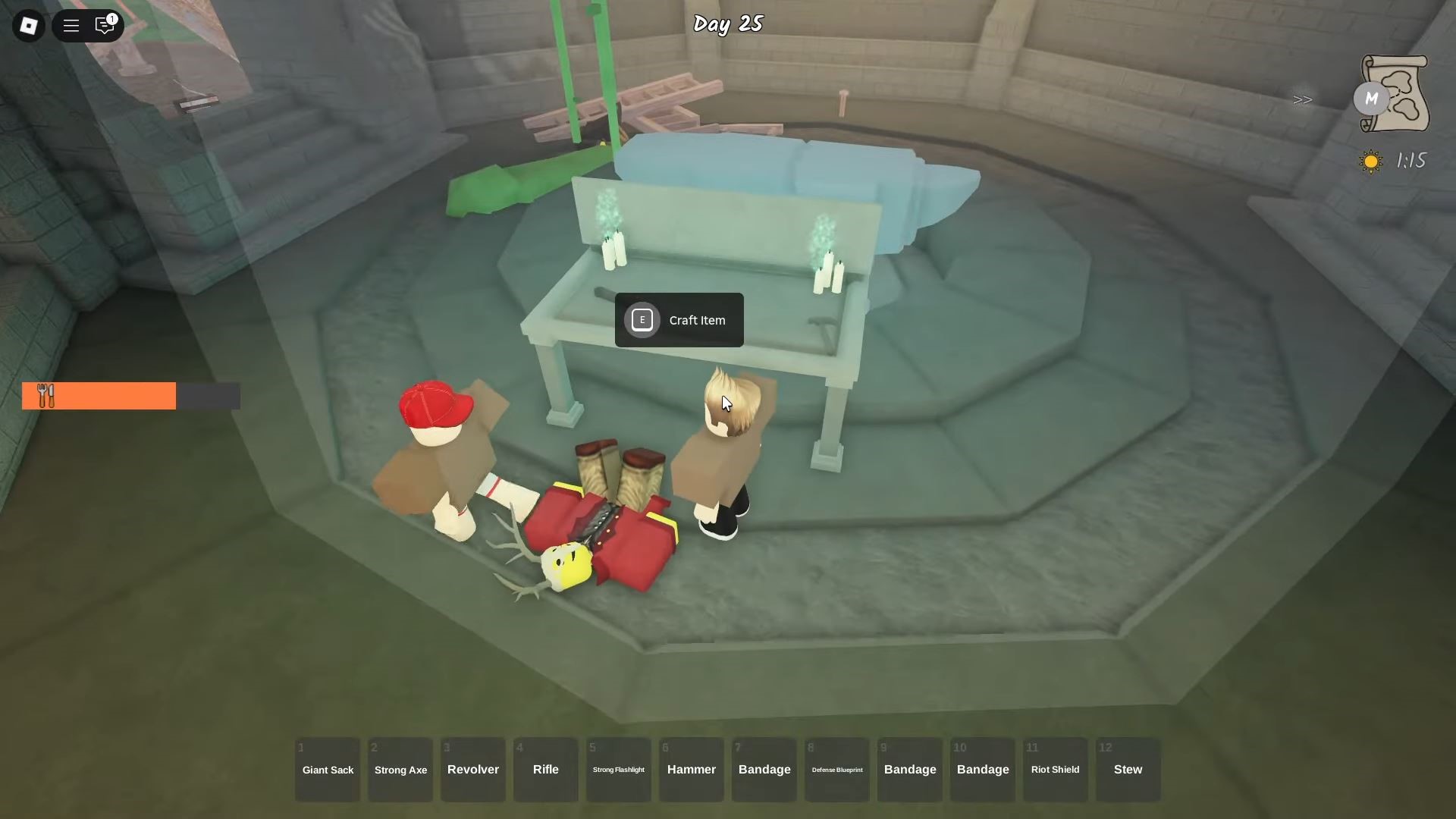 Second Anvil piece location on second floor