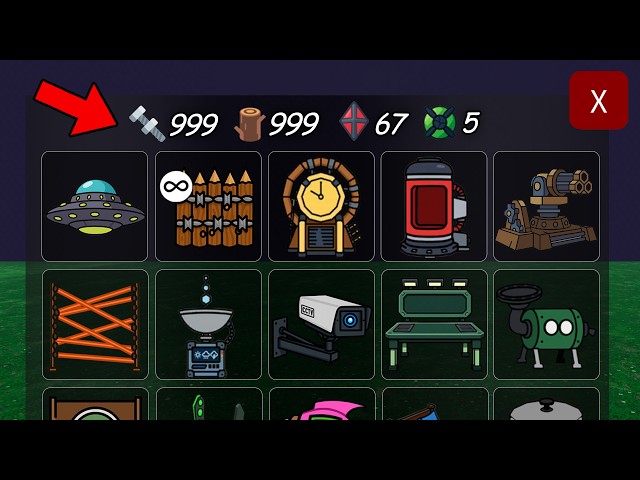 Survivalist successfully using crafted tools in 99 Nights in the Forest