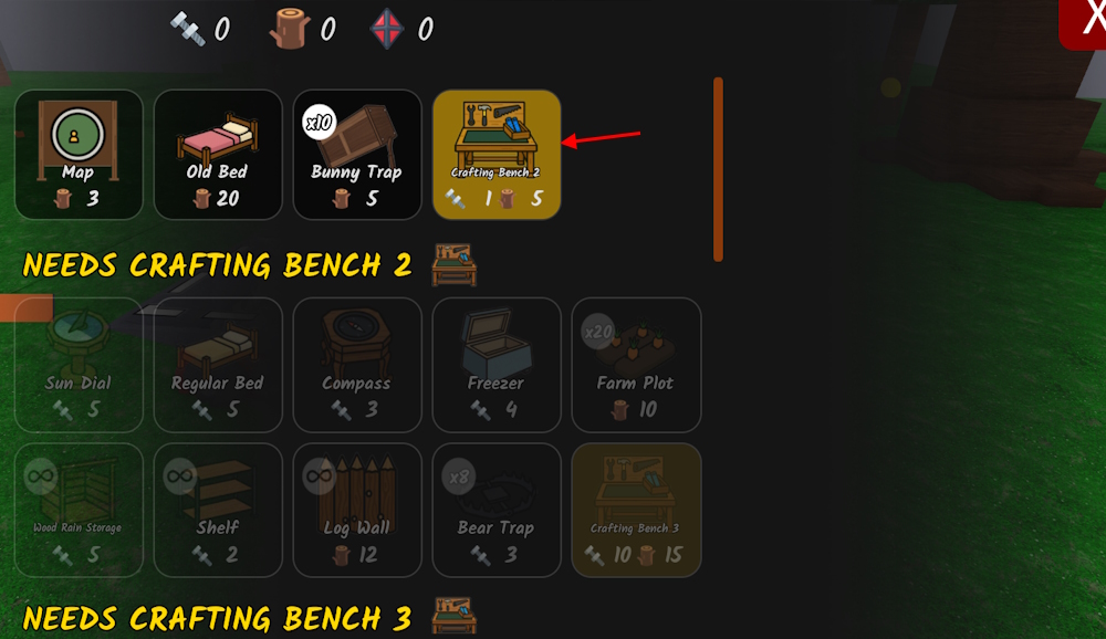 Metal resource in 99 Nights in the Forest