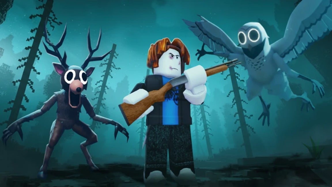 99 Nights in the Forest game screenshot showing forest environment