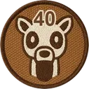 Survive 40 Days Badge