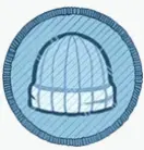 Knitting Badge