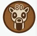 Survive 80 Days Badge