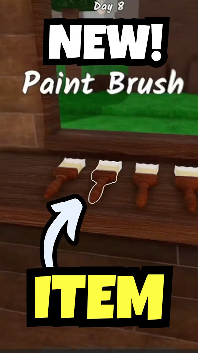 Paint Brush for furniture customization in 99 Nights in the Forest