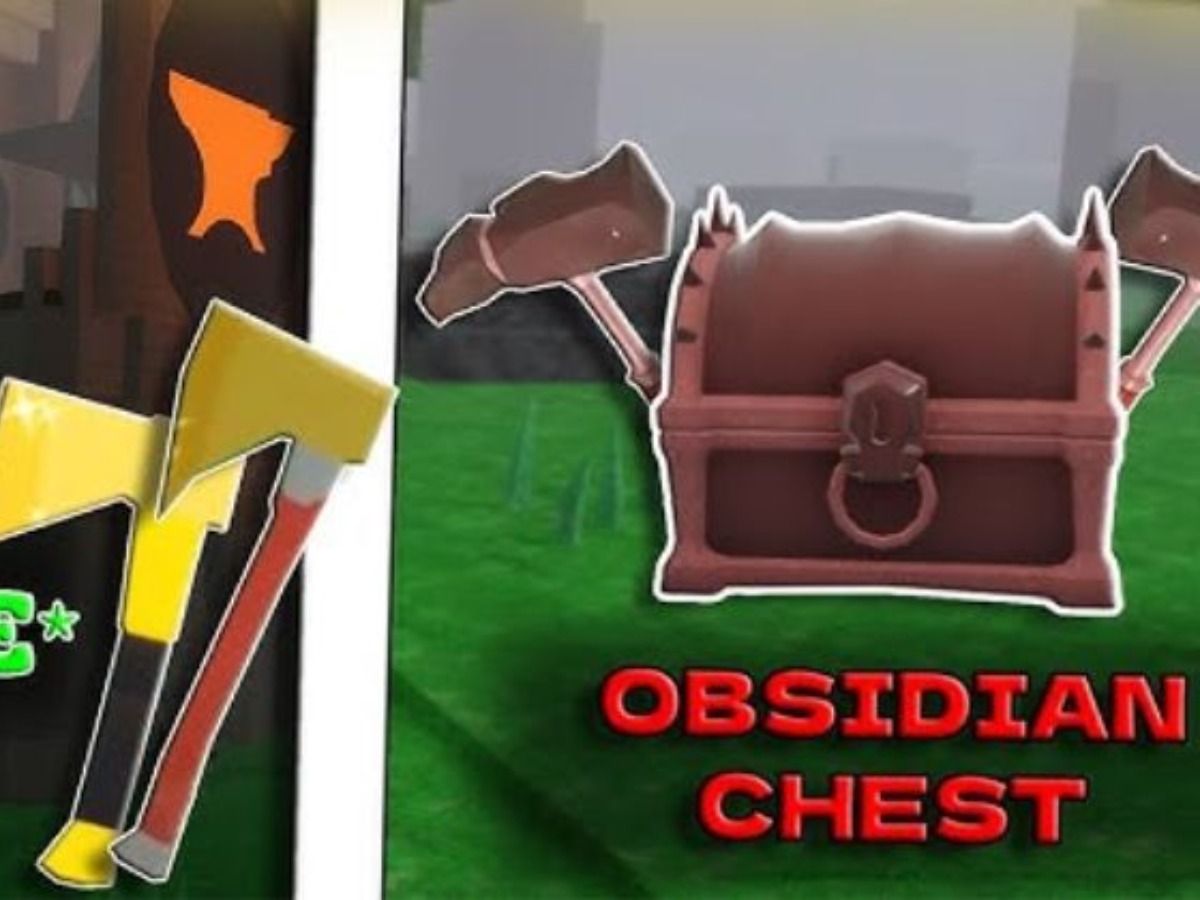 Blueprint for crafting the Obsidiron Chest in 99 Nights in the Forest