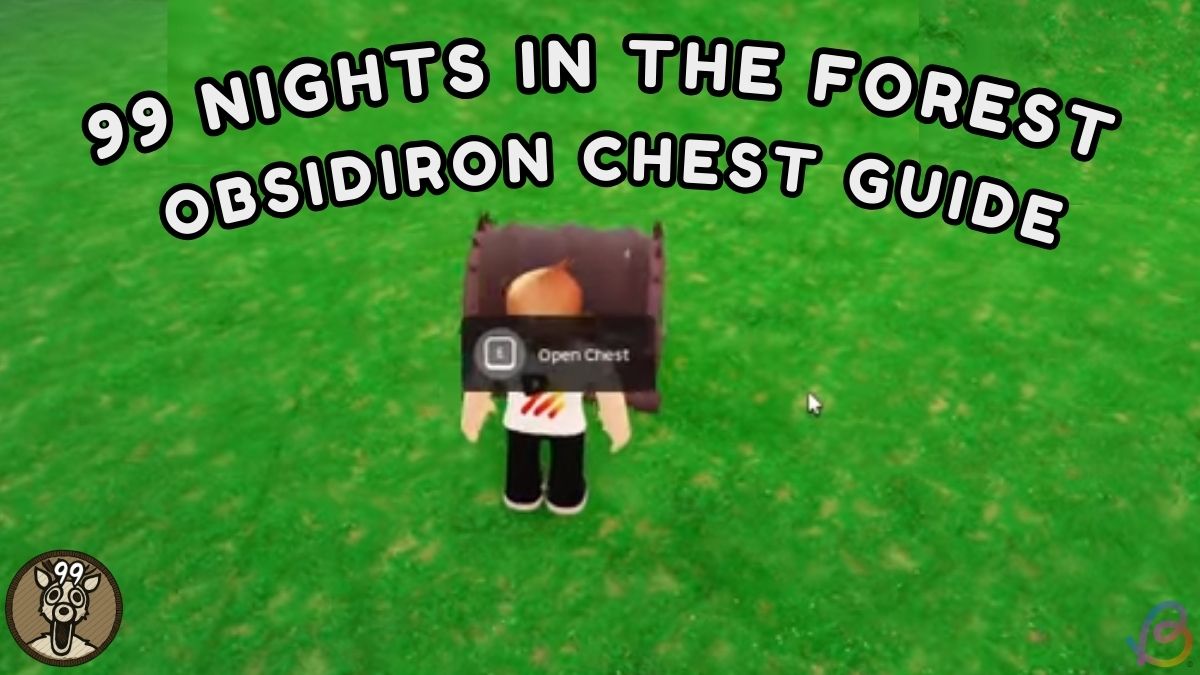 Recipe for crafting the Obsidiron Chest in 99 Nights in the Forest