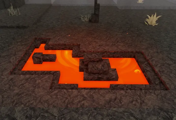 A Lava Pool in volcanic biome