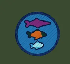 Fishing badge