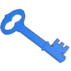 Blue Key found in watery areas
