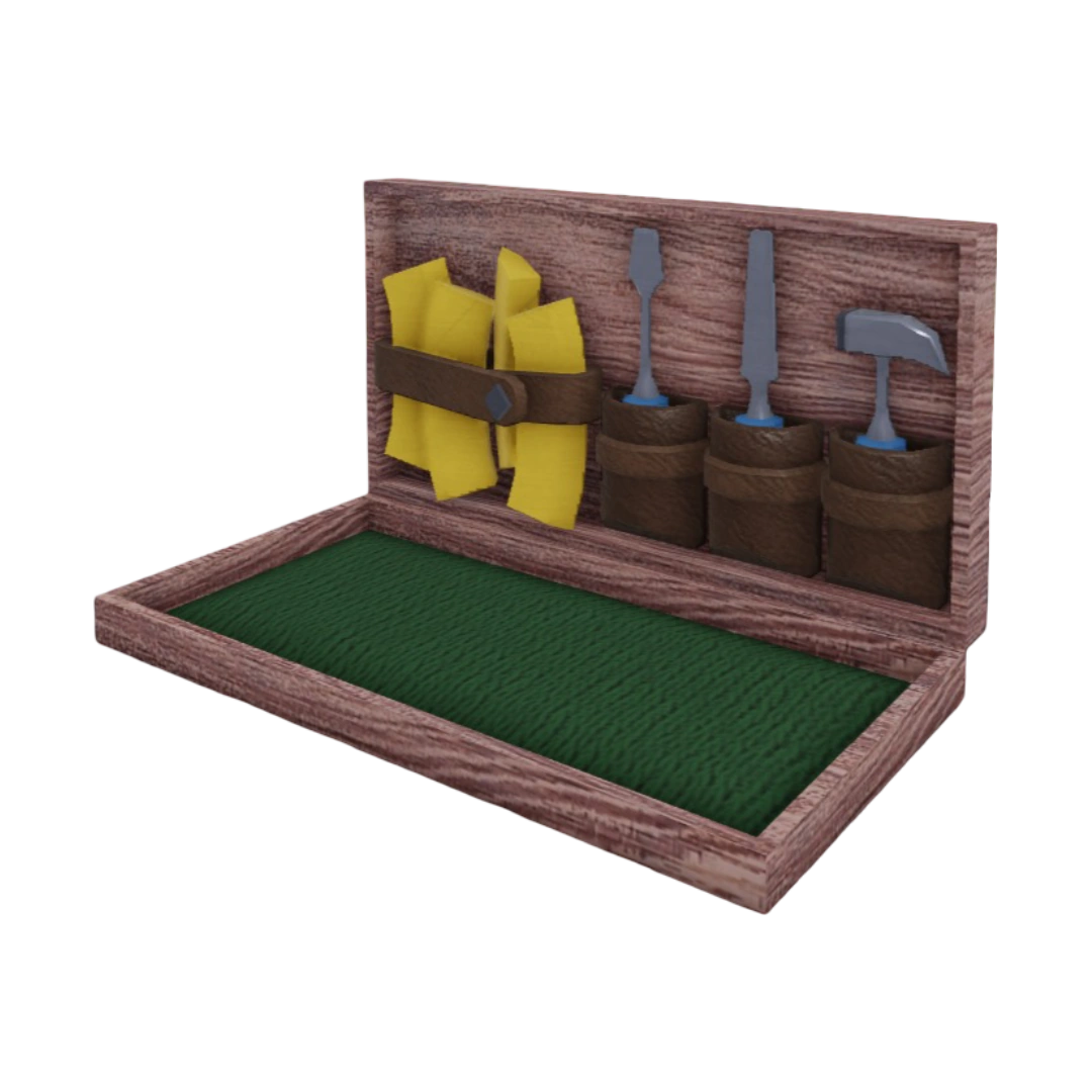 Standard iron axe before trim kit upgrade