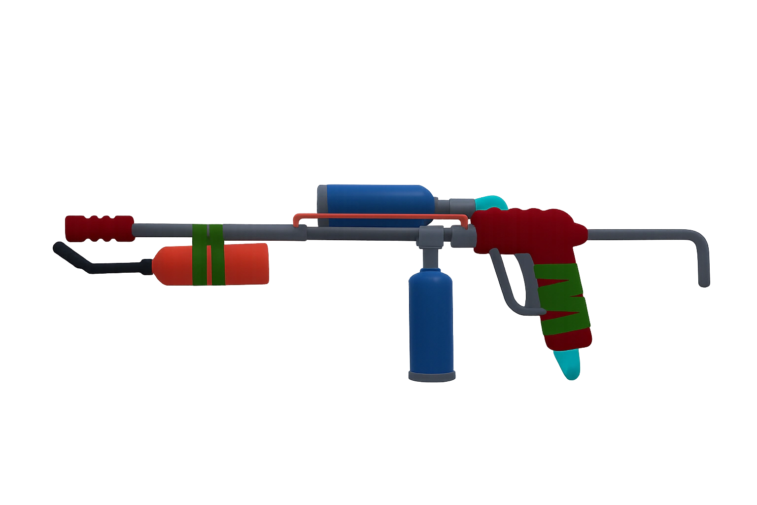 Flamethrower ranged weapon in 99 Nights in the Forest