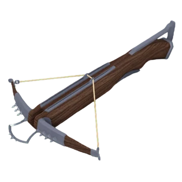 Crossbow ranged weapon in 99 Nights in the Forest