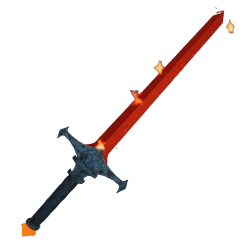 Infernal Sword weapon in 99 Nights in the Forest