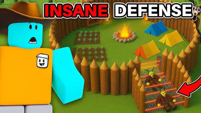 Defense structures and traps in 99 Nights in the Forest