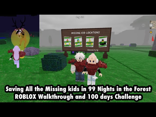 Rescuing kids in 99 Nights in the Forest