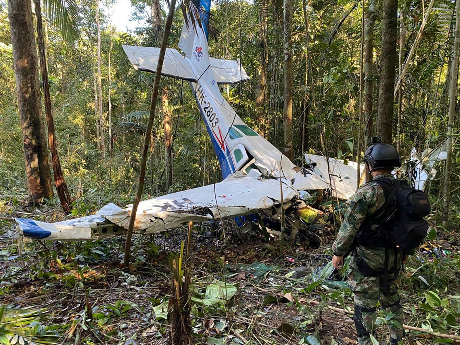 Cessna plane similar to the one that crashed in Colombia