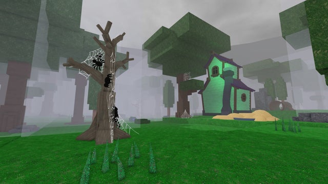 Halloween environment changes in 99 Nights in the Forest