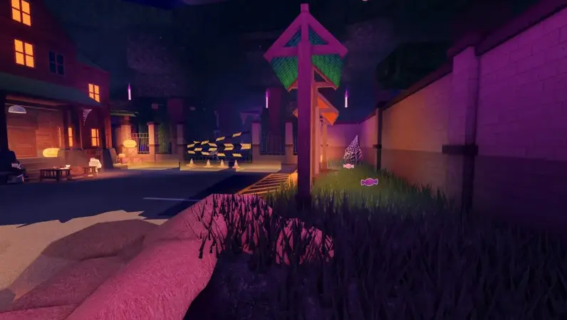 Candy hidden in the lobby of 99 Nights in the Forest